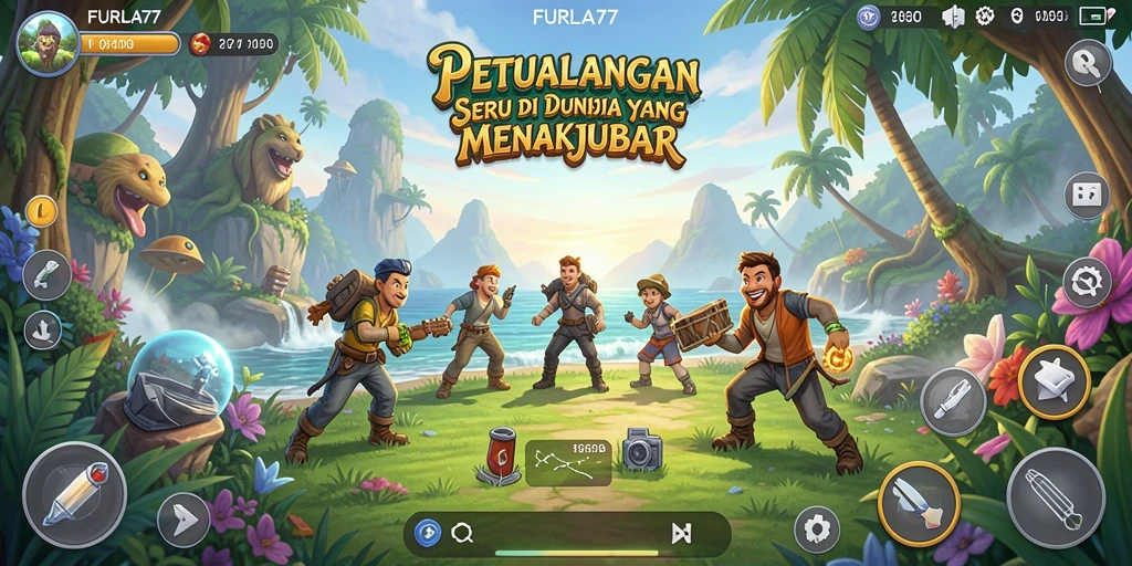 Screenshot dari gameplay petualangan seru FURLA77.