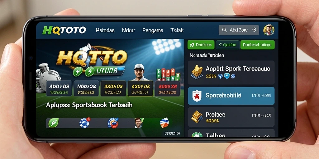 Tampilan screenshot HQTOTO menampilkan antarmuka taruhan olahraga yang menarik.